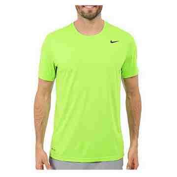 Nike 男時尚Legend伏綠色機能圓短袖ㄒ恤