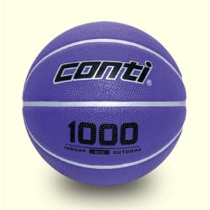 CONTI 高觸感耐磨深溝橡膠籃球（7號球） 紫色 CONTI－1000