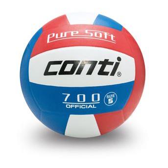 CONTICONTI 超軟橡膠排球（5號球）紅/白/藍 V700－5－RWB