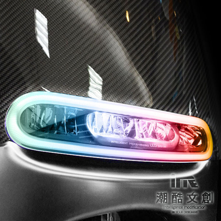 《潮酷文創》GOGORO幻彩燈膜6件組 大燈 方向燈 側燈 保護貼 車貼 車膜 / GS007