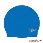 【SPEEDO】成人 基礎型 矽膠泳帽 Plain Moulded － SD8709842610寶藍