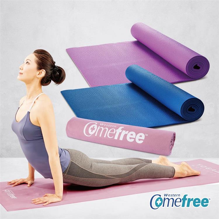 【Comefree瑜珈超值組】瑜珈彈力墊（葡萄紫）+超細纖維吸汗止滑瑜珈鋪巾