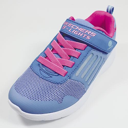 SKECHERS 女童系列 燈鞋 運動鞋 DYNA－LIGHTS － 20268LBLNP 紫x粉