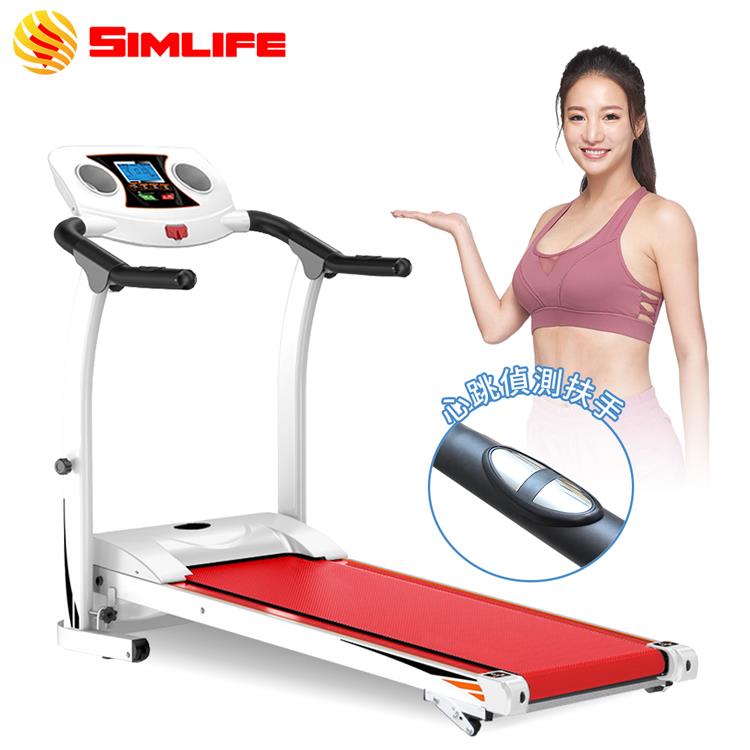 Simlife－小空間專業心跳版電動跑步機（熱情紅）