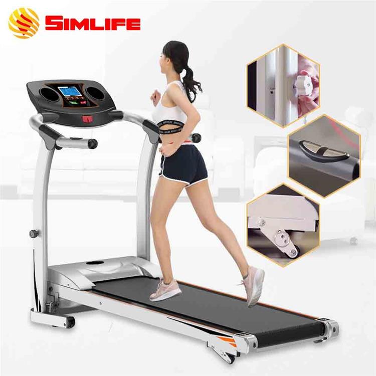 Simlife－小空間專業心跳版電動跑步機（閃耀銀）