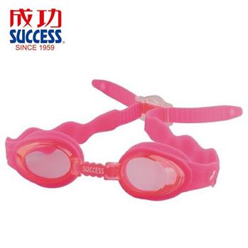 【SUCCESS 成功】S604兒童全矽膠泳鏡－紅【金石堂、博客來熱銷】