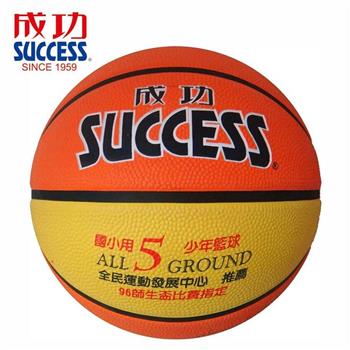 【SUCCESS 成功】S1150超軟深溝少年籃球5號－國小專用【金石堂、博客來熱銷】