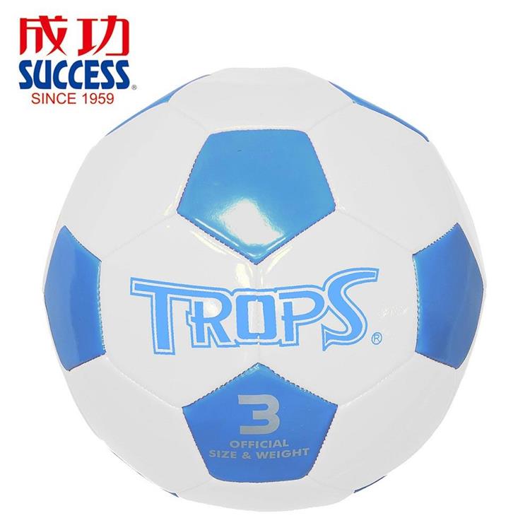 【SUCCESS 成功】40263B PVC耐磨足球3號 白色