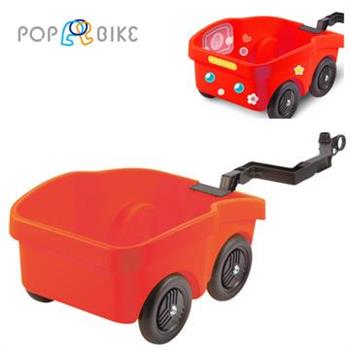 【虎兒寶】POPBIKE 兒童平衡滑步車專用配件 拖車 － 紅色【金石堂、博客來熱銷】
