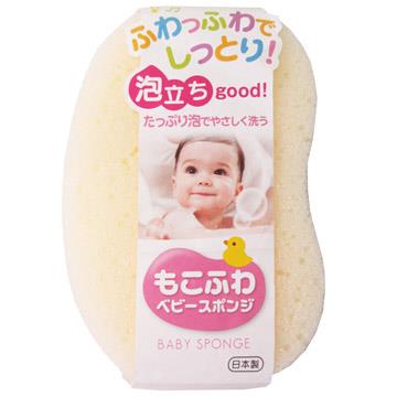【日本TOWA】嬰兒沐浴海綿－4入組