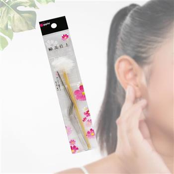 LS2118－1彎耳夾＋碳化竹毛球&耳扒X3組