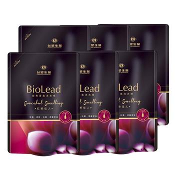 《台塑生醫》BioLead經典香氛洗衣精補充包 紅粉佳人1.8kg（6包入）【金石堂、博客來熱銷】