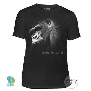 【摩達客】（預購）美國進口The Mountain 保護猩猩 中性短袖紀念T恤【金石堂、博客來熱銷】