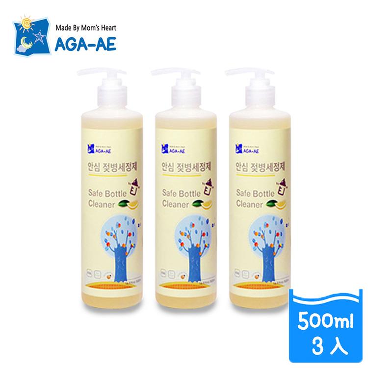 韓國AGA－AE－奶瓶蔬果清潔液－罐裝 3入