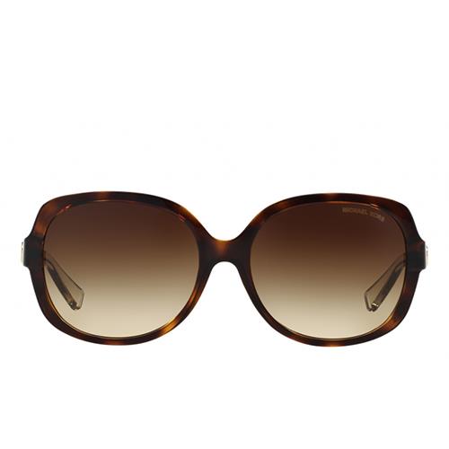 MICHAEL KORS 粗框透明琥珀色太陽眼鏡－棕色（現貨+預購）