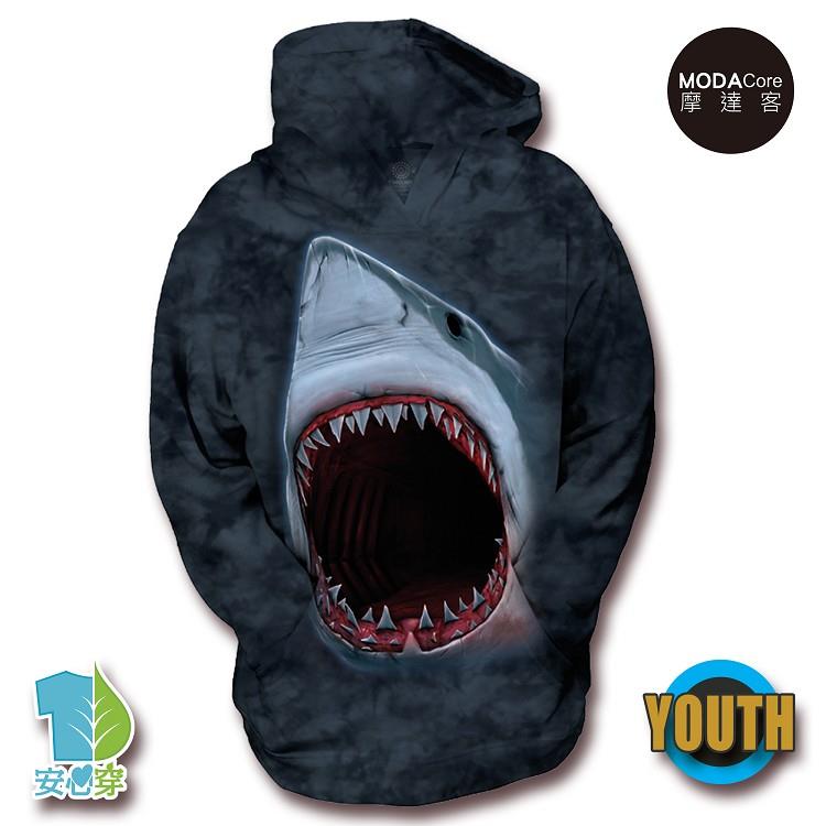 摩達客－（預購）美國The Mountain鯊魚口 少年兒童版 連帽T恤