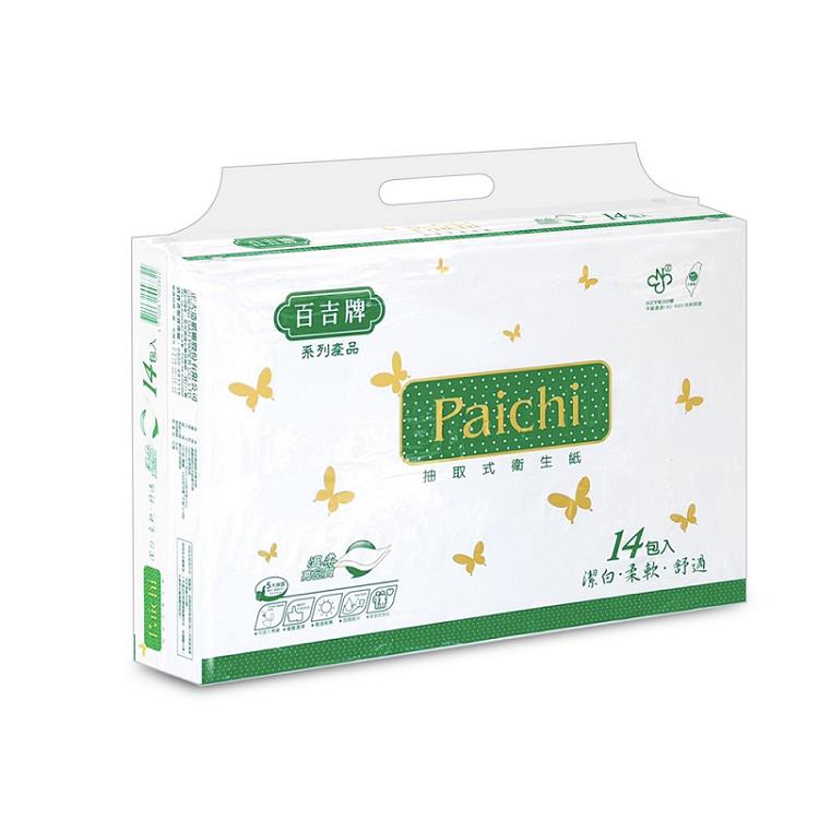 百吉牌 Paichi抽取式衛生紙100抽x14包x8袋