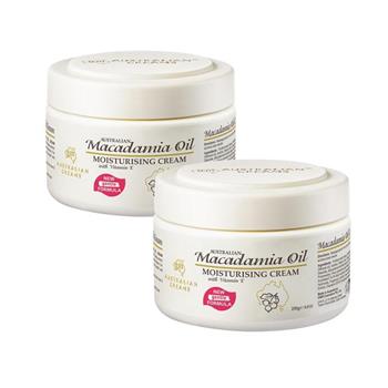 【澳洲G&M】夏威夷果油滋養嫩膚霜含維他命E(250g/罐 2入組) 即期品-2026年8月到期