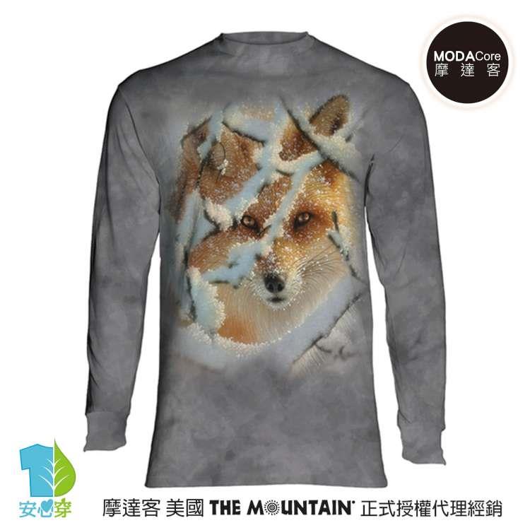 【摩達客】（預購）美國進口The Mountain 狼迷藏  純棉長袖T恤