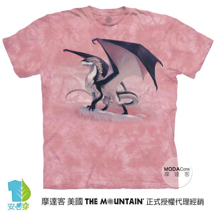 摩達客－預購－美國進口The Mountain 展翅龍 純棉環保藝術中性短袖T恤