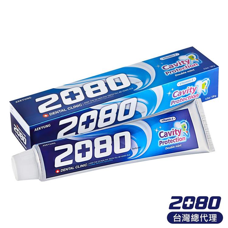 【韓國2080】防蛀護齦牙膏80gX2入