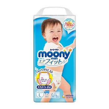 【箱購】moony超薄紙尿褲男用 （L）44片x 4包【金石堂、博客來熱銷】