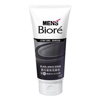 【箱購】Mens Biore 男性專用黑白柔珠洗面乳100g x 12條【金石堂、博客來熱銷】