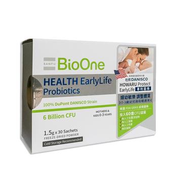 【BioOne 碧而優】Early Life 婦幼敏樂益生菌（1.5g x 30包）【金石堂、博客來熱銷】