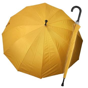銀素布FRP晴雨直傘－彎頭－加大傘面－2支入【金石堂、博客來熱銷】