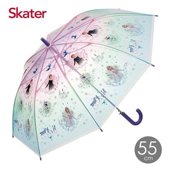 Skater透明雨傘(55cm)冰雪奇緣【金石堂、博客來熱銷】