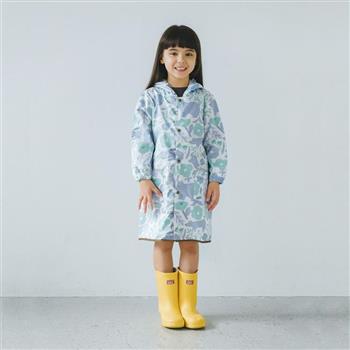 日本Wpc. 動物奇緣L 空氣感兒童雨衣/防水外套 附收納袋（120－140cm）