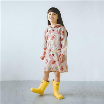 日本Wpc. 冰淇淋派對M 空氣感兒童雨衣/超輕量防水風衣 附收納袋（100－120cm）