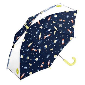 日本Wpc. W061 太空探險 兒童雨傘 透明視窗 安全開關傘【金石堂、博客來熱銷】