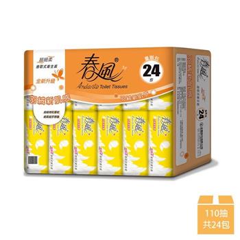 【春風】超細柔抽取式衛生紙 110抽x24包/串