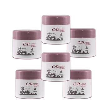 【澳洲Natures Care】C.D. 綿羊霜含維他命E(6入組 250g/罐) 即期品-2026年7月到期