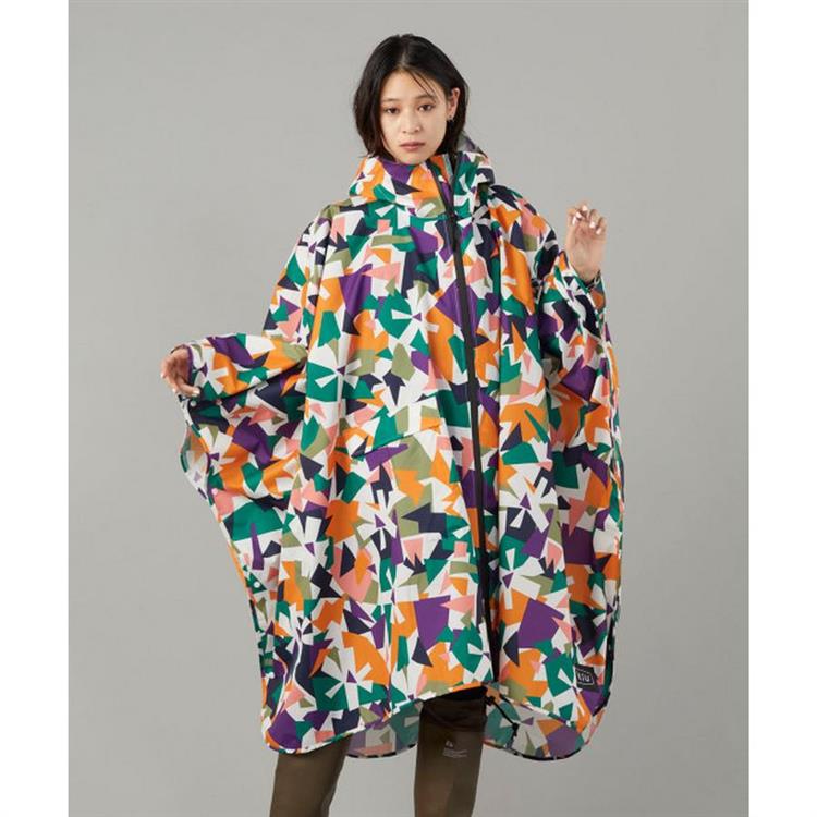 日本KIU 64164 無垠 空氣感雨衣/親子雨披/防水斗篷 騎車露營必備 附收納袋（男女適用）