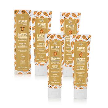 【澳洲 Pure Papayacare】木瓜嬰兒萬用軟膏含金盞花(4入組 50g/條) 即期品-2026年8月16日到期