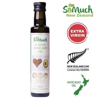 【壽滿趣－Somuch】紐西蘭頂級冷壓初榨亞麻仁酪梨油（250ml）【金石堂、博客來熱銷】