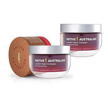 【澳洲Native】綿羊脂深層呵護綜合夜霜(2 入組 150g/罐 深層養護系列) 即期品-2026年8月到期