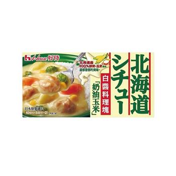 日本House好侍北海道白醬料理塊（奶油玉米）180g【金石堂、博客來熱銷】