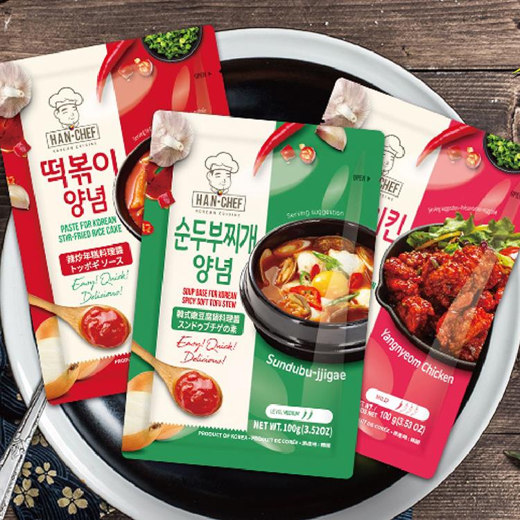 【韓國醬料】韓廚 輕鬆做料理醬料系列 任選六包組 - 辣炒年糕 6