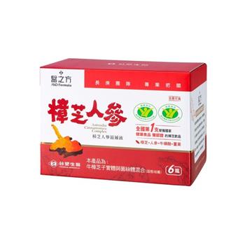【台塑生醫】樟芝人參滋補液 （60ml x6瓶）