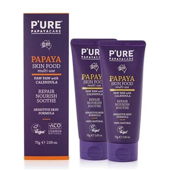 【澳洲 Pure Papayacare】木瓜軟膏含金盞花 （2入組 75g/條）【金石堂、博客來熱銷】