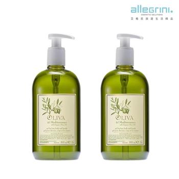 Allegrini Oliva 地中海橄欖髮膚清潔露 500ml－2入組【金石堂、博客來熱銷】