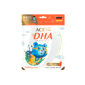 ACE SUPER KIDS DHA營養Q軟糖 14顆《日藥本舖》【金石堂、博客來熱銷】