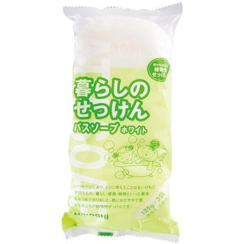 MIYOSHI 家庭生活身體清潔肥皂(135g x3入)《日藥本舖》【金石堂、博客來熱銷】