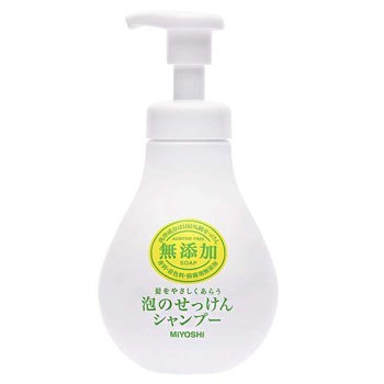 MIYOSHI 無添加蓖麻油泡沫洗髮乳500ml《日藥本舖》【金石堂、博客來熱銷】