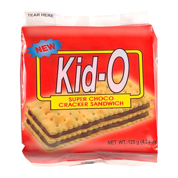 Kid-O 日清 三明治 餅乾巧克力口味8入《日藥本舖》【金石堂、博客來熱銷】