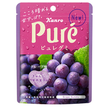 日本甘樂 鮮果實軟糖56g 葡萄口味《日藥本舖》【金石堂、博客來熱銷】