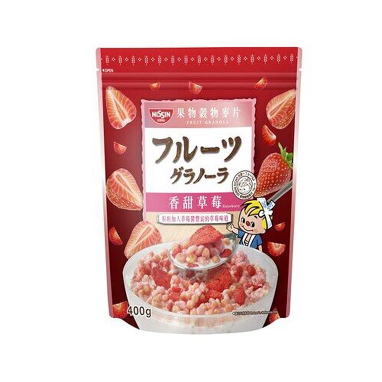 日清 香甜草莓水果穀物脆400g《日藥本舖》